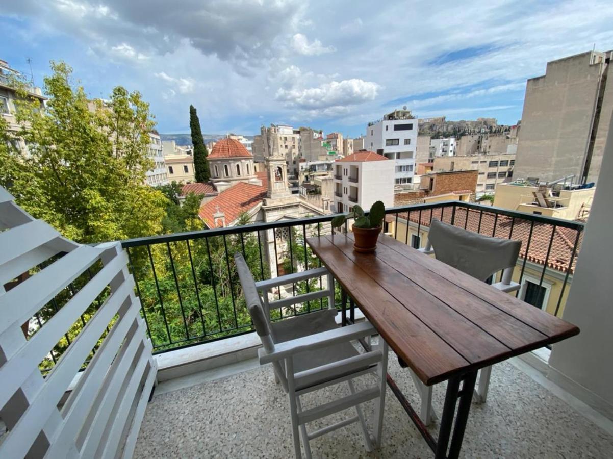 Apartmán Mosaics Aprtm In Monastiraki With Acropolis View Atény Exteriér fotografie